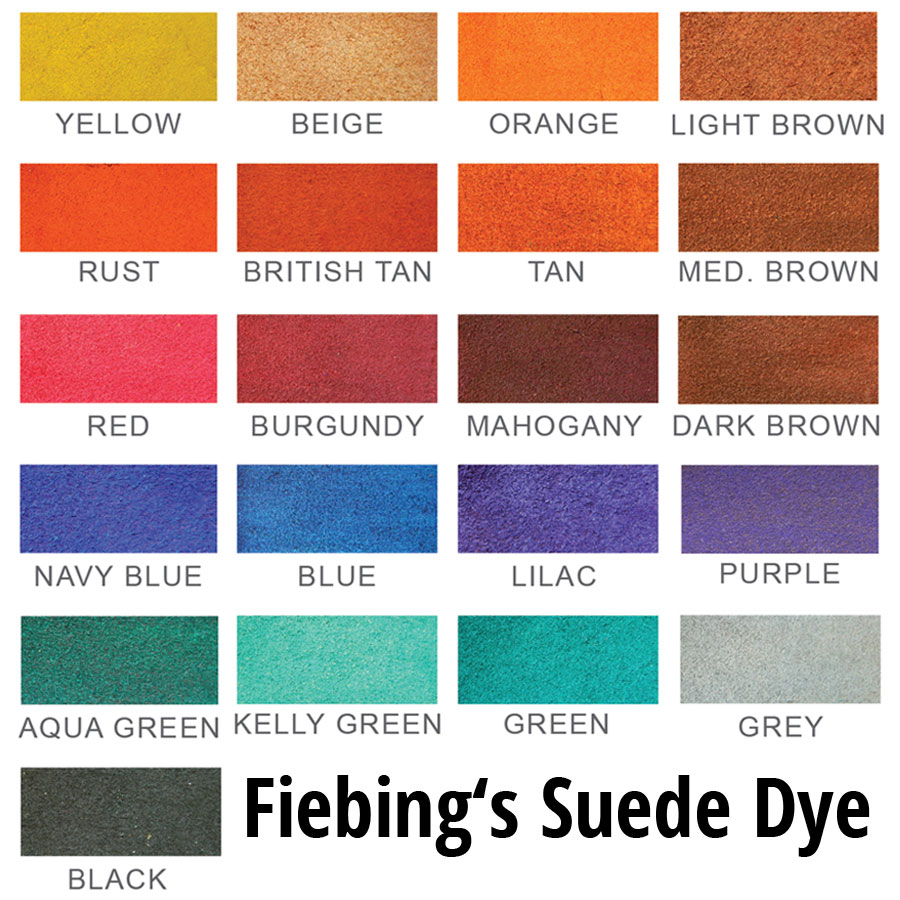 Fiebing's Suede & Rough-Out Dye - Teinture Daim